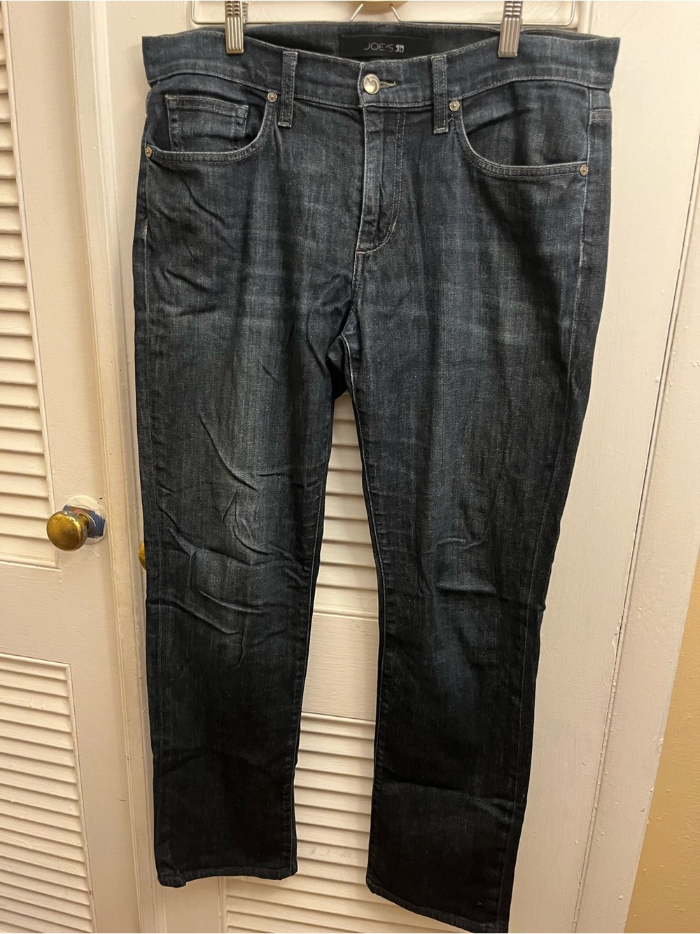 Joe's Jeans Men's Dark Wash Distressed Straight Jeans 32x32 the Brixton